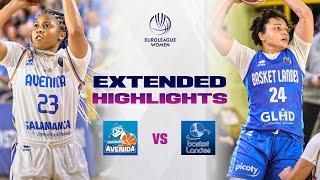 Perfumerias Avenida v Basket Landes  Full Game Highlights  EuroLeague Women 202425 [upl. by Airdnazxela253]