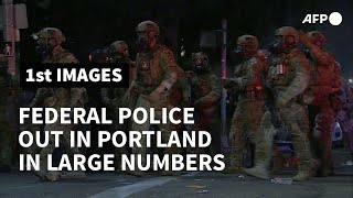 Portland federal police contain demonstrations and carry out arrests  AFP [upl. by Naillil]