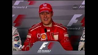 Michael Schumacher FIRST ANNOUNCEMENT his retirement from F1 Press Conference amp Neil Cromptons views [upl. by Ettelra]