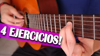 4 EJERCICIOS DIARIOS QUE UN PRINCIPIANTE EN GUITARRA DEBE PRACTICAR [upl. by Tito664]