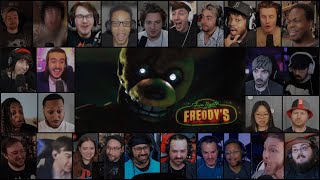 quotFive Nights at Freddysquot  Official Trailer Reaction Mashup [upl. by Welby752]