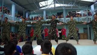 gorkha paltan Nepali song school dance manakamana secondary school [upl. by Godderd93]