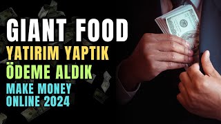 GIANT FOOD 💸 YATIRIM YAPTIK 💲 ÖDEME ALDIK 🔥 NEW USDT CLOUD MINING 2024 [upl. by Erastus]