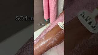 HAIRIEST LEG SHAVE ROUTINE shortsvideo oddlysatisfying skincare beauty shaveroutine [upl. by Iclek]