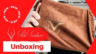 Unboxing  VISCONTI Fountain Pens [upl. by Nnaeiram]