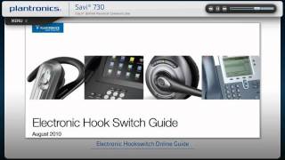 Plantronics Savi 730 with CUPC Interactive Setup Guide iPad sample video [upl. by Twum]