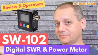 SW102 by Surecom  Digital VHFUHF SWR amp Power Meter Review amp Operation [upl. by Eberto]