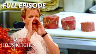 Hells Kitchen Season 4  Ep 8  Chef Cuts Off Fingertip But Still Cooks  Full Episode [upl. by Sheff]