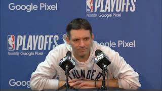 Mark Daigneault PostGame Full Interview  Oklahoma City Thunder vs New Orleans Pelicans [upl. by Er]