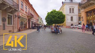 4K Walking Tour along the Streets of Chernivtsi Ukraine [upl. by Dowski]