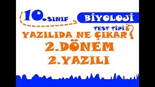 10Sınıf Biyoloji 2Dönem 2Yazılı [upl. by Reivaxe]