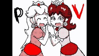 Hyadain no Joujou Yuujou PV Super Mario Flipnote by クロモーブ [upl. by Bertila793]