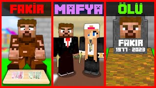 DOĞUMDAN ÖLÜME MAFYA FAKİR AİLESİNİN HAYATI FİLMİ 😱  Minecraft ZENGİN FAKİR HAYATI [upl. by Euqinomod]