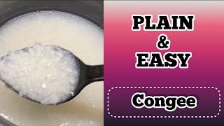 How to Cook the Perfect Plain Congee in 10 minutes [upl. by Quartet]