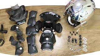 Assembling A Riddell SpeedFlex  38 Pieces [upl. by Revilo56]