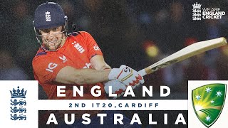 Livingstone Smashes Stunning 87  Highlights  England v Australia  2nd Men’s Vitality IT20 2024 [upl. by Eikcin]