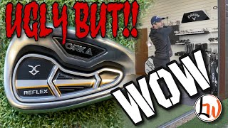 I COULD NOT PLAY THIS CLUB OR COULD I  ORKA GOLF DRIVING IRON REVIEW [upl. by Airdnaz]