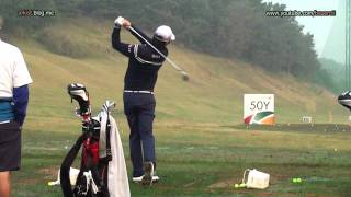 HD SLOW Noh Seungyul  Driving Range 2011 middle iron Golf Swing 2 [upl. by Aserret482]