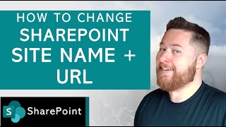 How to change SharePoint Site Name and URL [upl. by Nalo]