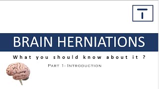 BRAIN HERNIATIONS 14 Introduction [upl. by Gratianna]