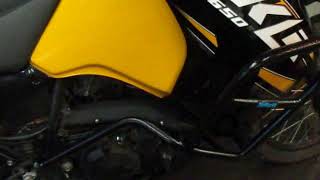 Crash Guard Klr650 full body engine crash bar from Dirtracks [upl. by Anowahs]