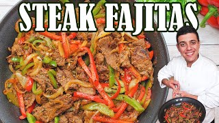 Best Steak Fajitas recipe with Homemade Seasoning  by Lounging with Lenny [upl. by Gabriello]