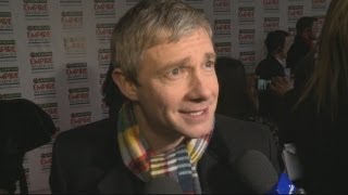 The Hobbit Martin Freeman on the hardest thing about playing Bilbo Baggins [upl. by Ecitnirp]