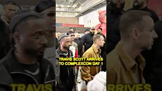 Travis Scott arrives to ComplexCon 🔥 day 1 [upl. by Htebesile510]