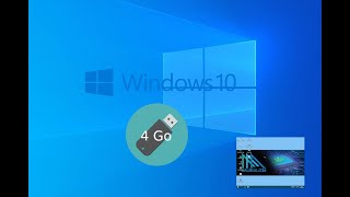 Installer Windows10 avec une clé USB 4 Go [upl. by Aecila]