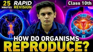 How Do Organisms Reproduce in 25 Minutes🔥 Class 10th  Rapid Revision  Prashant Kirad [upl. by Nathanoj399]