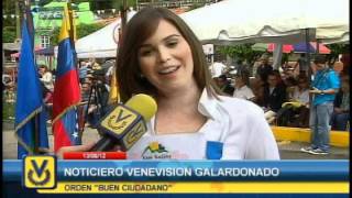 Noticiero Venevisión recibe la Orden Buen Ciudadano del municipio Los Salias del estado Miranda [upl. by Bollinger]