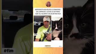 Motorista expulsa passageira que pegou o Uber para abandonar gatinho longe de sua casa [upl. by Esilehc973]