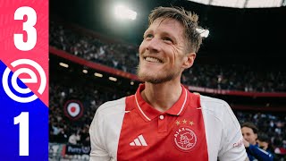 Ajax vs Groningen 31 Samenvatting  Eredevisie  20242025 [upl. by Rutra]