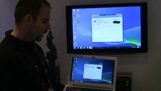 Intel WiDi Wireless Display Tech Demo CES  HotHardwarecom [upl. by Aluor569]