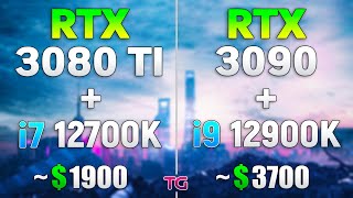 RTX 3080 Ti  i7 12700K vs RTX 3090  i9 12900K  Why Pay More [upl. by Aicat]