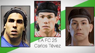 EA FC 25  Pro Clubs  Carlos Tevez Manchester United 2008 Version  Face Creation  Stats  HEROES [upl. by Prinz883]