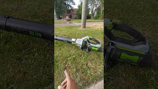 EGO 765 CFM Blower is great for lawncare business [upl. by Ettevad]