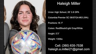 Haleigh Miller 26’ GA Highlights [upl. by Ardnekan]