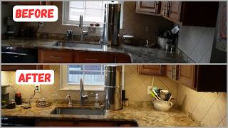 Transform Your Kitchen With Easy Under Cabinet Lighting  Budget Friendly  DIY [upl. by Hillegass]