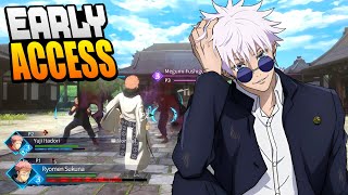 I PLAYED JUJUTSU KAISEN CURSED CLASH EARLY 💠 [upl. by Pierre721]