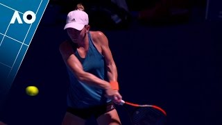 Training Day with Simona Halep presented by Blackmores  Australian Open 2017 [upl. by Alioz]