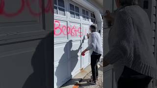 Garage door makeover for our lovely clients in vaughan garagedoors torontorealestate homebuilder [upl. by Demaggio356]