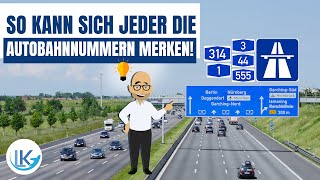 Nummerierung der Bundesautobahn So funktioniert das deutsche Straßensystem [upl. by Bent]