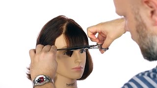 How to Cut Bangs  TheSalonGuy [upl. by Egreog]