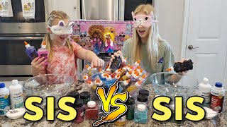 Sis vs Sis Blindfolded Slime Challenge [upl. by Corsetti]