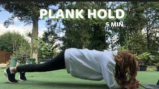 5 MIN PLANK HOLD CHALLENGE [upl. by Zitvaa]