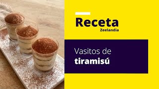 Vasitos de tiramisú un postre clásico italiano [upl. by Eliathan]