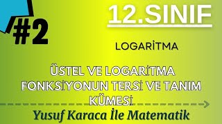 12SINIF MATEMATİK LOGARİTMA 2 [upl. by Stubbs]