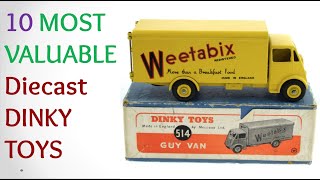 Rarest Vintage DINKY Toys 2020 Diecast Car Collecting and Price Guide  Thrifting Antique Toys [upl. by Alarick]