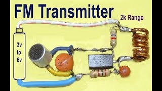 FM TRANSMITTER without PCB [upl. by Gilbye]